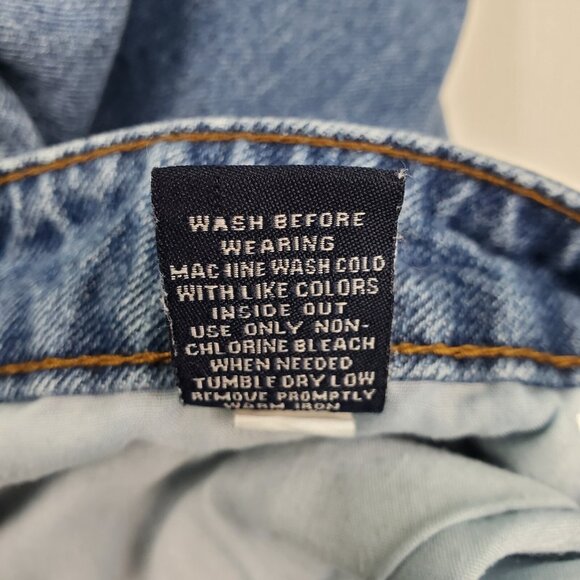 Vanilla Star Womens 20W Blue Distressed Ripped Cropped Jeans Raw Hem Denim - Picture 11 of 14